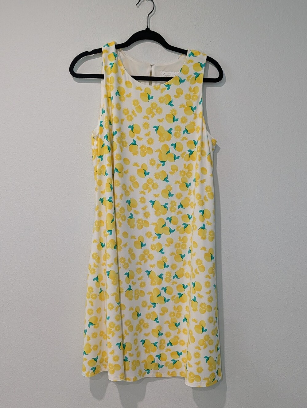 Pappagallo Gwen Lemon Dress Size Large - Picture 7 of 8